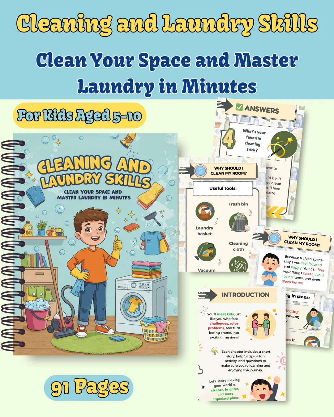 Cleaning and Laundry Skills: Clean Your Space and Master Laundry in Minutes